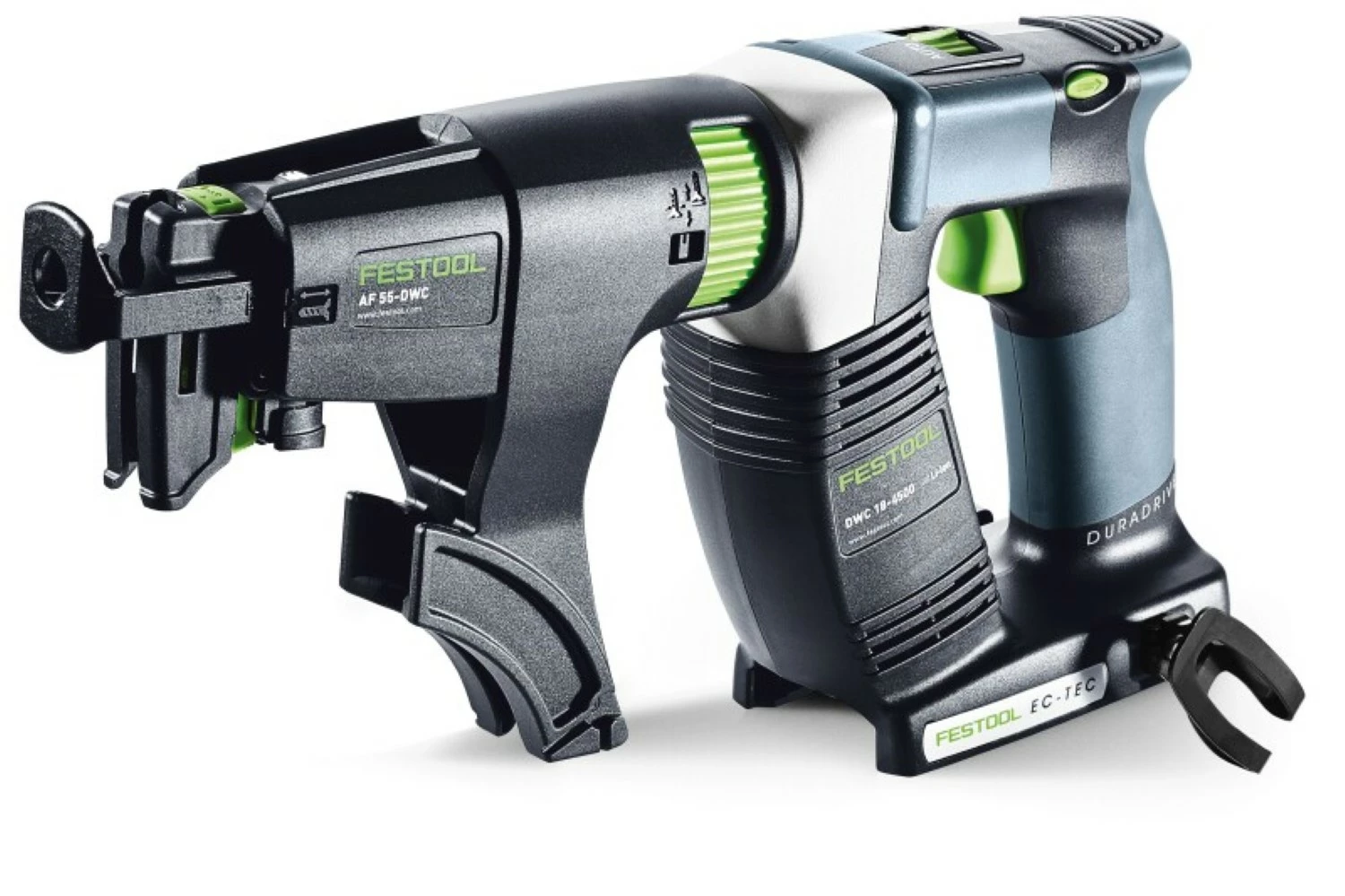 Festool DURADRIVE DWC 18-4500-Basic 18V Li-Ion accu bandschroefmachine body in systainer - 14Nm - 55mm-image