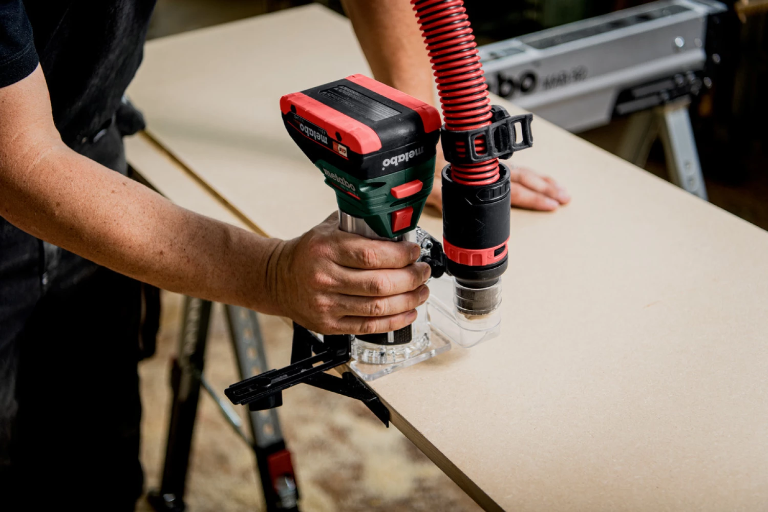 Metabo FMV 18 LTX BL 8 18V Li-ion accu kantenfrees set (2x 4.0Ah accu) in MetaBox-image