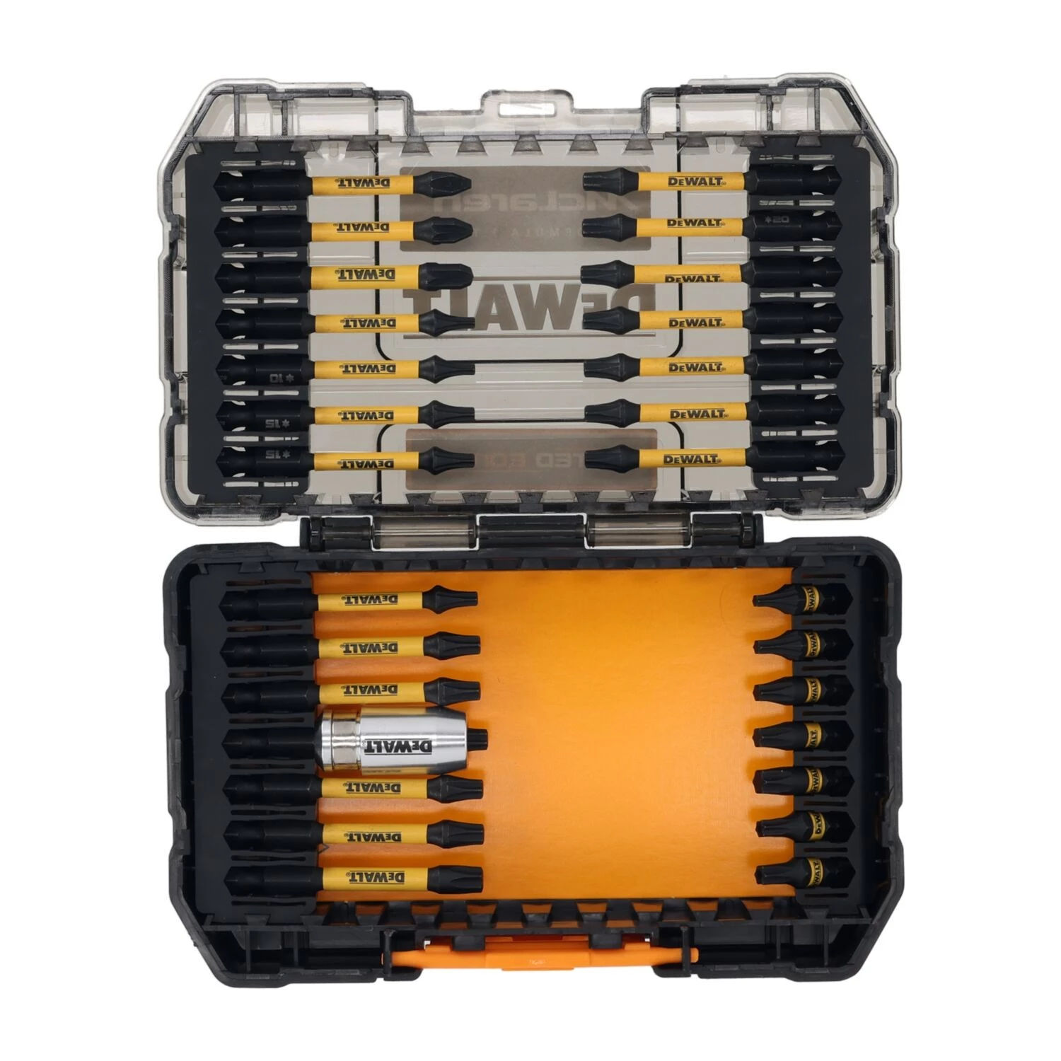 DeWALT X MCLAREN DT70909T-QZ Jeu de 29 embouts de vissage avec porte-embout magnétique pour visseuse à chocs-image
