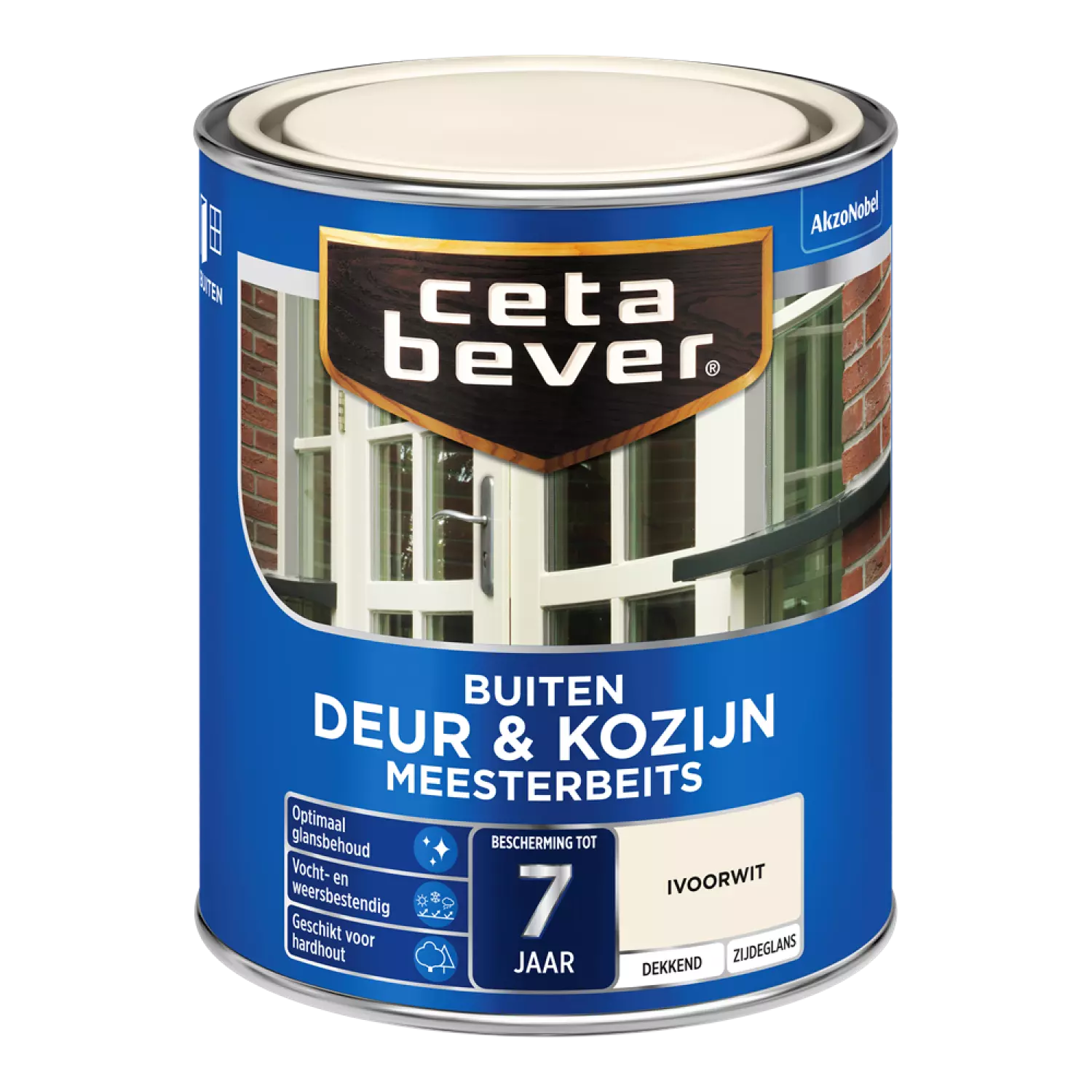 Cetabever Meesterbeits Deur En Kozijn Dekkend - Ivoorwit - 750ml-image