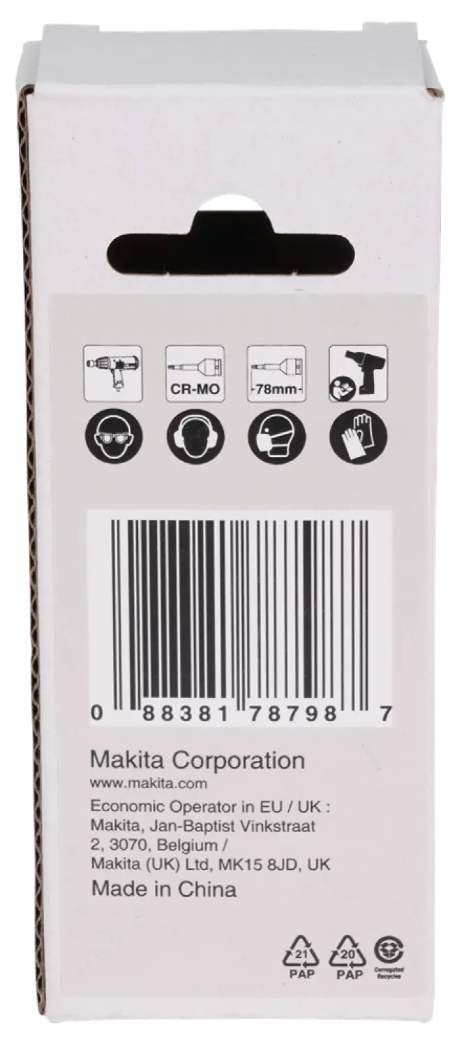 Makita E-19819 Slagschroefbit T40x78mm - Impact Black - 1/2" VK-image