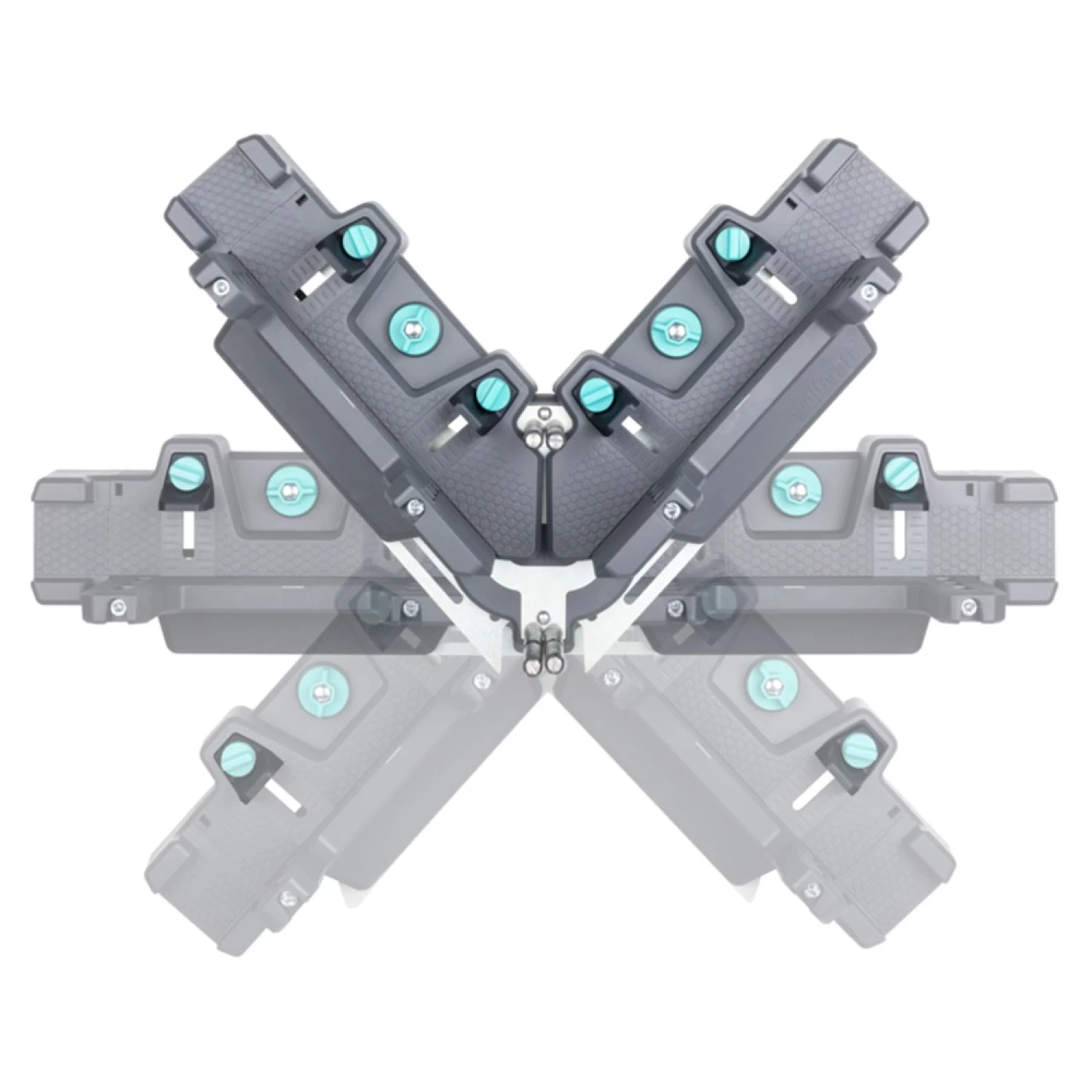 Wolfcraft 6956000 2-in-1 Zweihaak en verstekbak PRO - 120mm-image