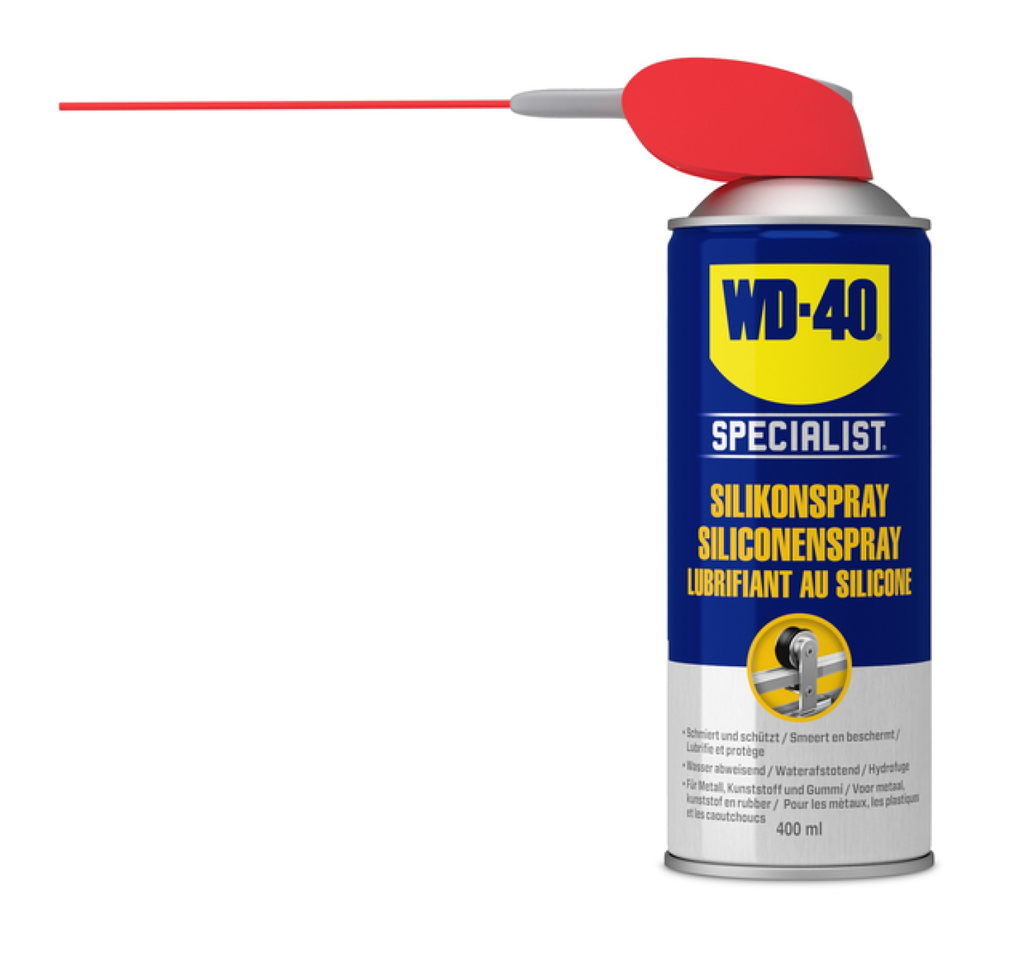 WD-40 31377 Specialist Siliconenspray met smart straw - 400 ml-image