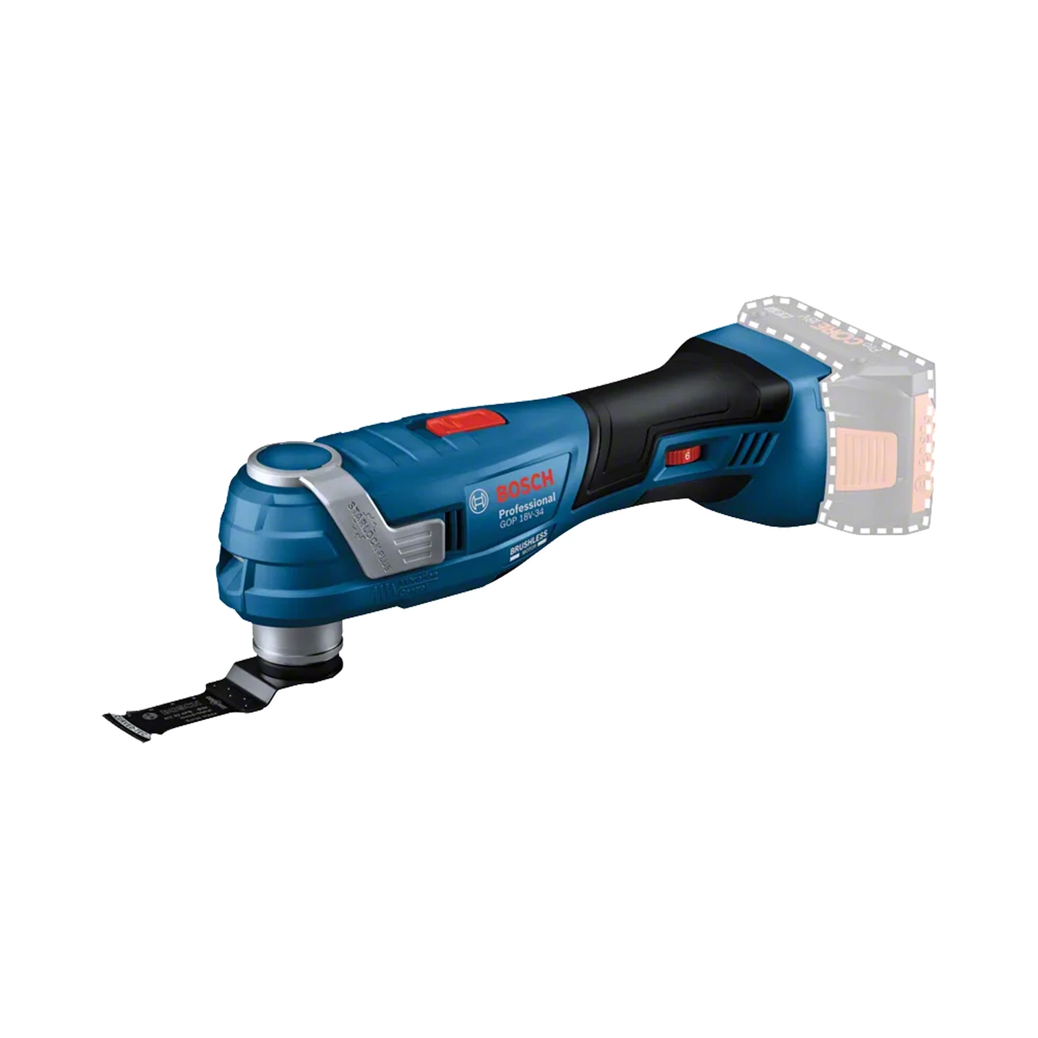 Bosch GOP 18V-34 18V accu Multitool body-image