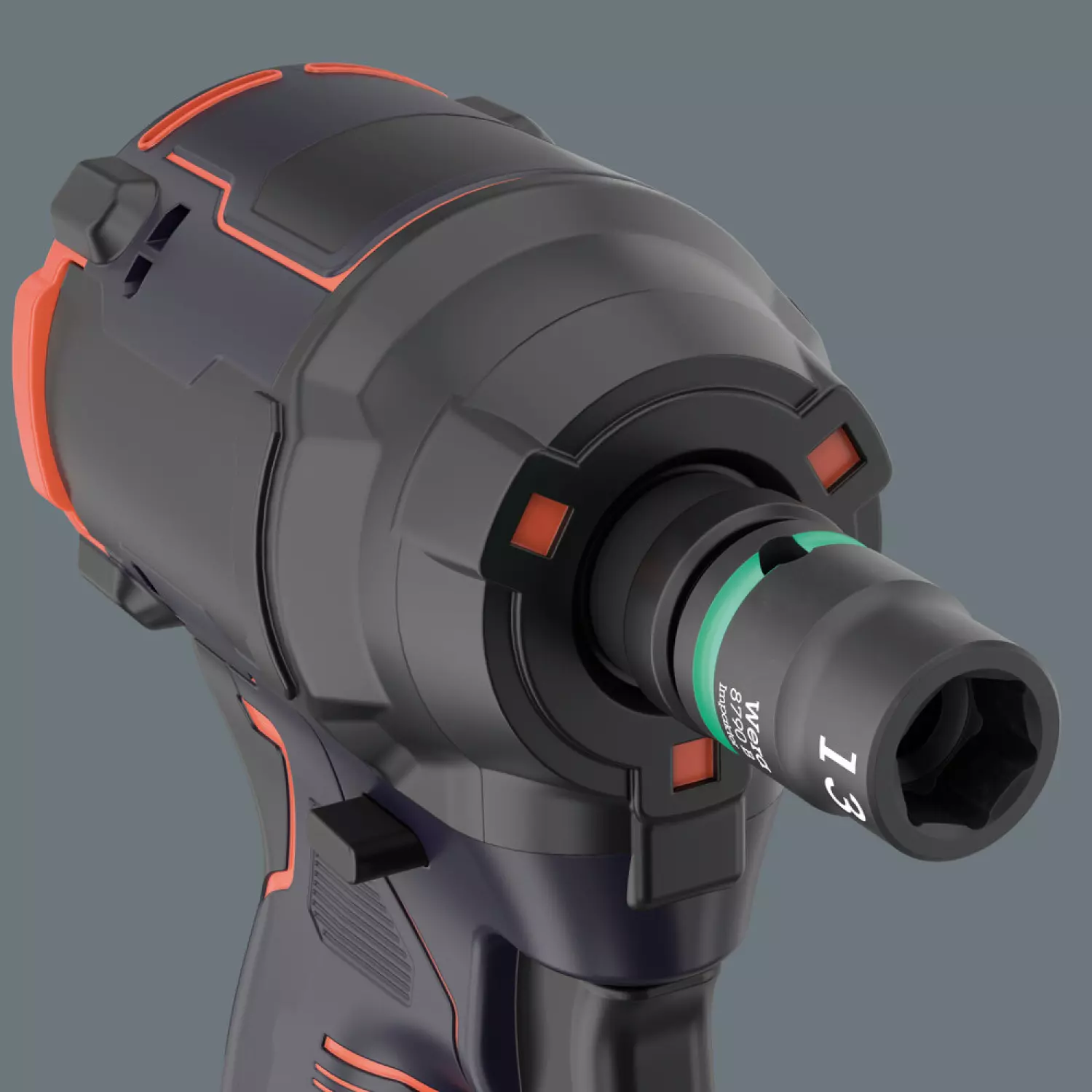 Wera 05005451001 11-delig 9607 Dop-magneetstrip B Impaktor 1 doppenset incl. houder-image