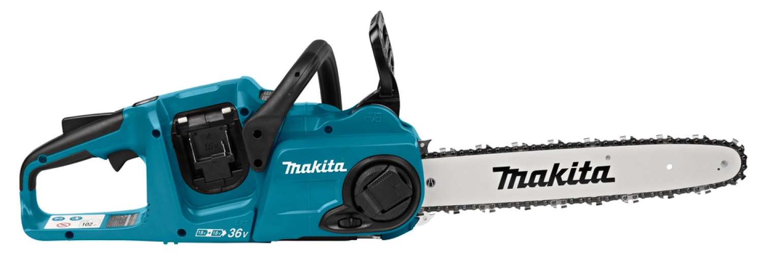 Makita DUC353PG4J 2x18V Li-Ion accu kettingzaag set (4x 6,0Ah) incl. Mbox - 35cm - koolborstelloos-image