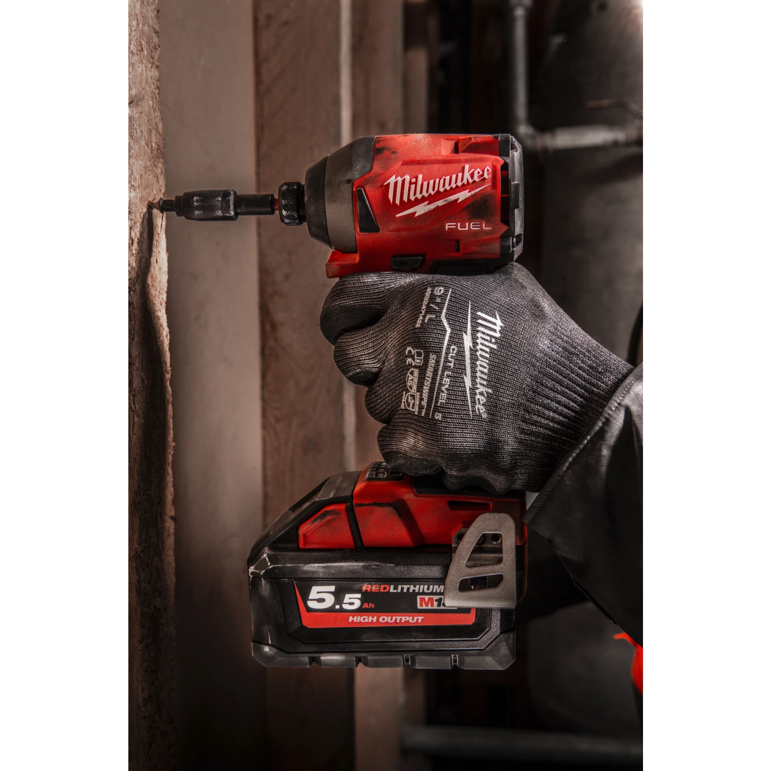 Milwaukee Gedipte Werkhandschoenen - snijklasse 5/E - 9/L-image