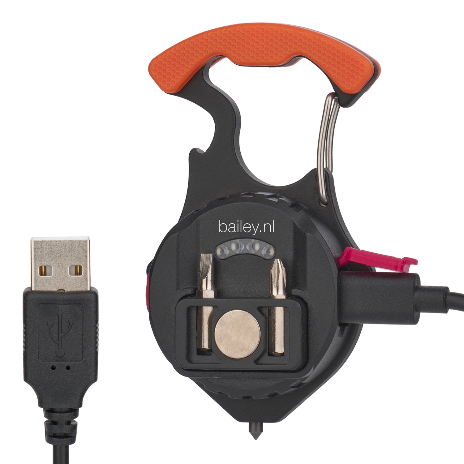 Bailey RoBust LED Keyring 5 W 500 lm Blanc + Rouge IP44 5 V-image