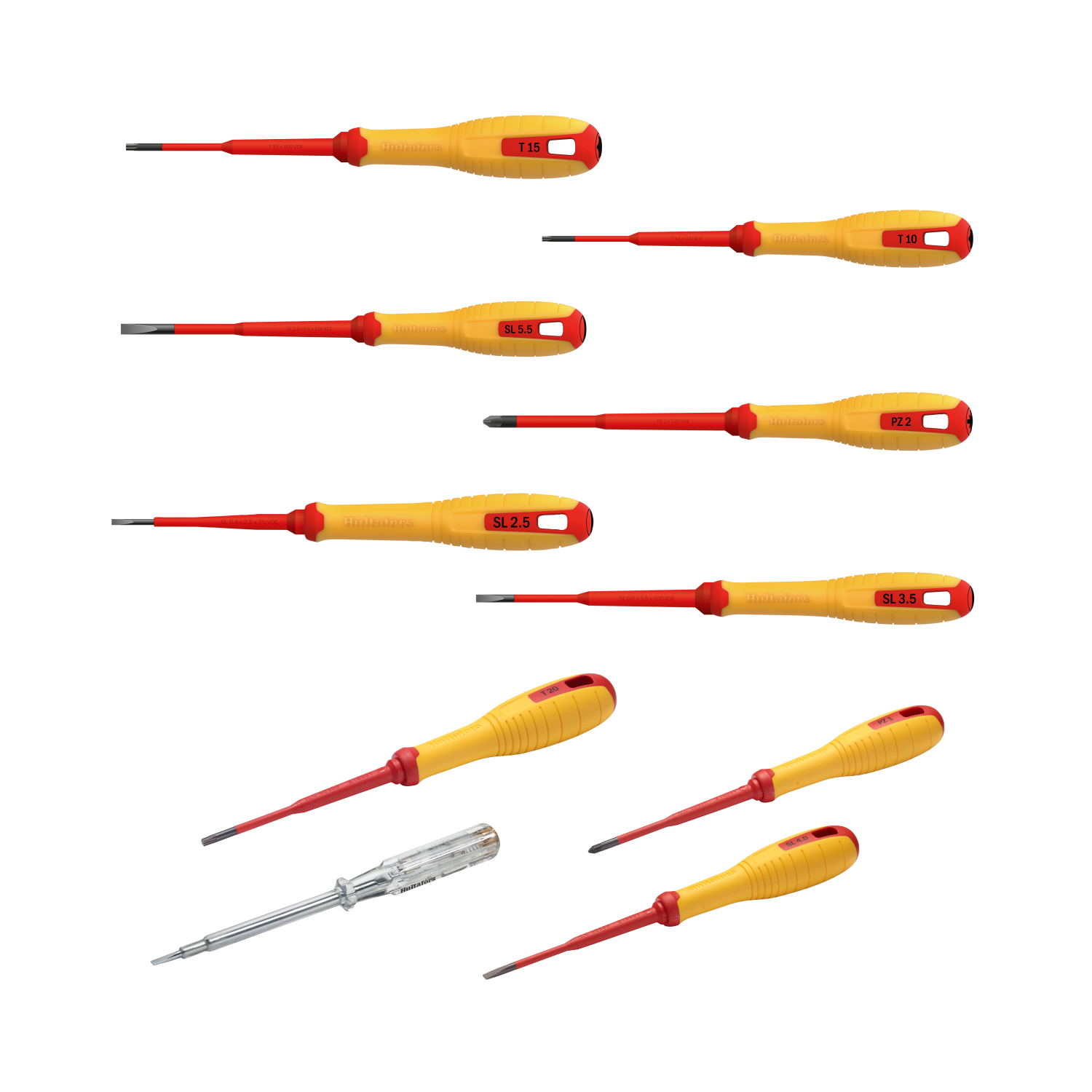 Hultafors Schroevendraaierset VDE Groot (446015 / 446025 / 445035 / 445055 / 445065 / 445095 / 446595 / 446605 / 446615 / 448115)-image