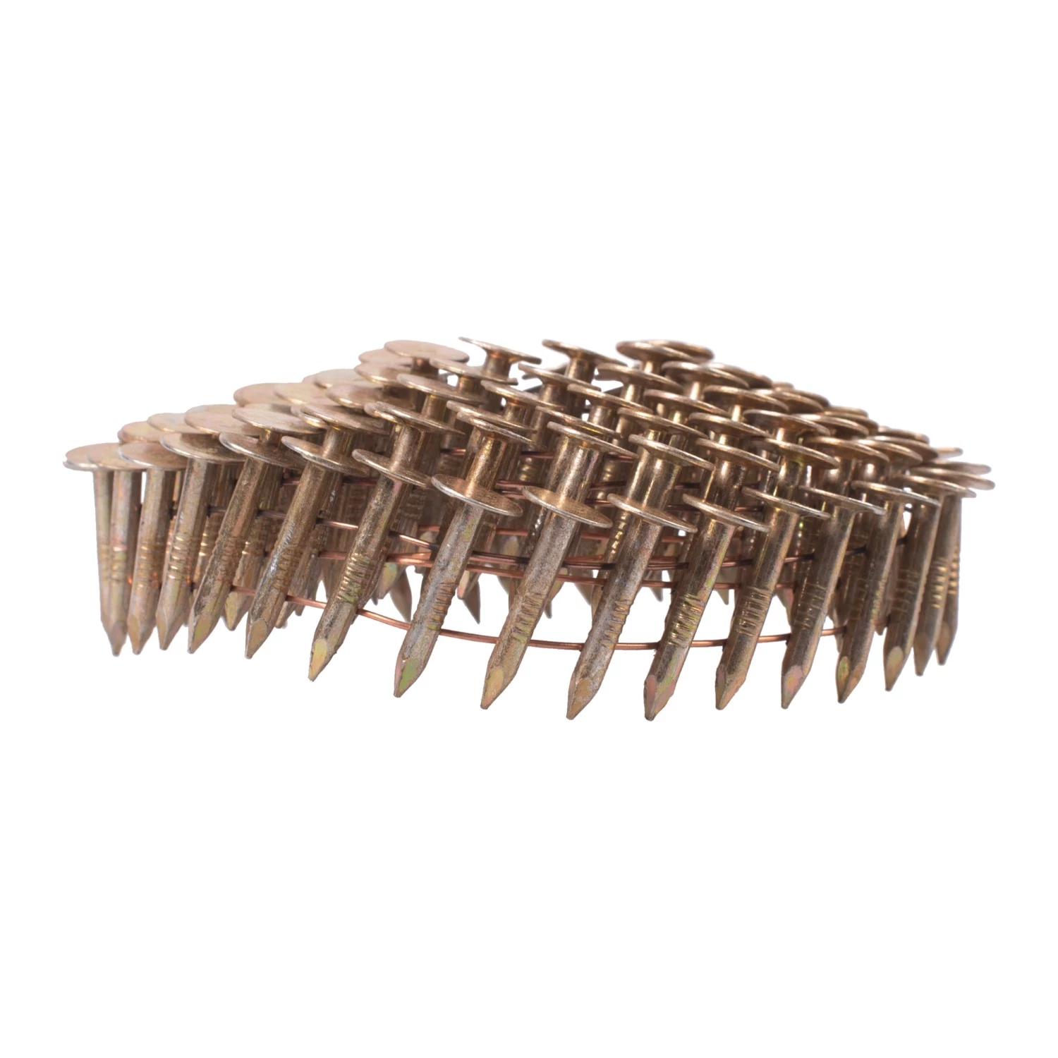 Milwaukee 4932499317 Clous en rouleau - Tige lisse - galvanisés 15° Tête ronde - 3,05 x 25 mm - 2160 pièces.-image