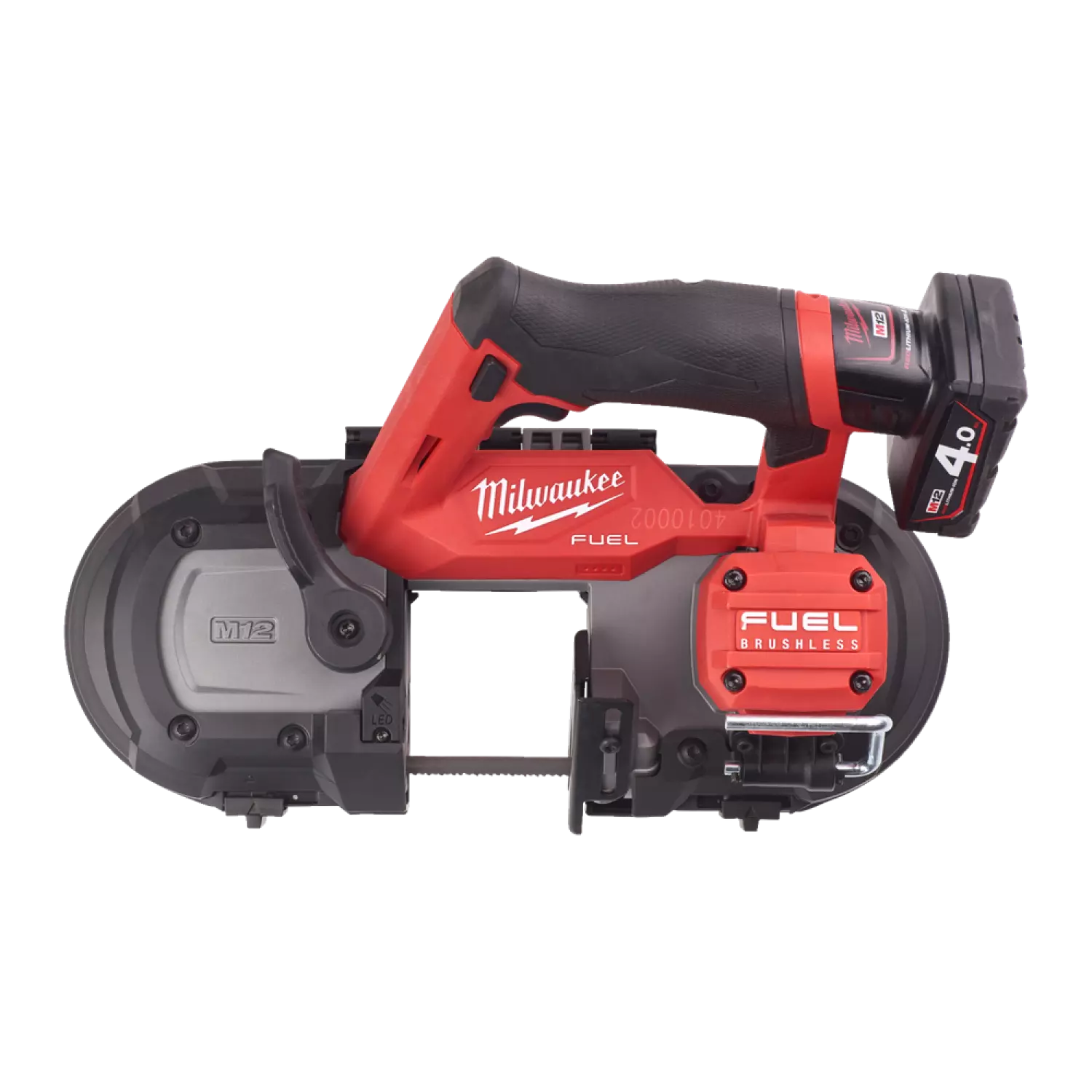 Milwaukee M12 FBS64-402C 12V Li-Ion accu bandzaagmachine set (2x 4,0Ah) in koffer - 64mm - koolborstelloos-image