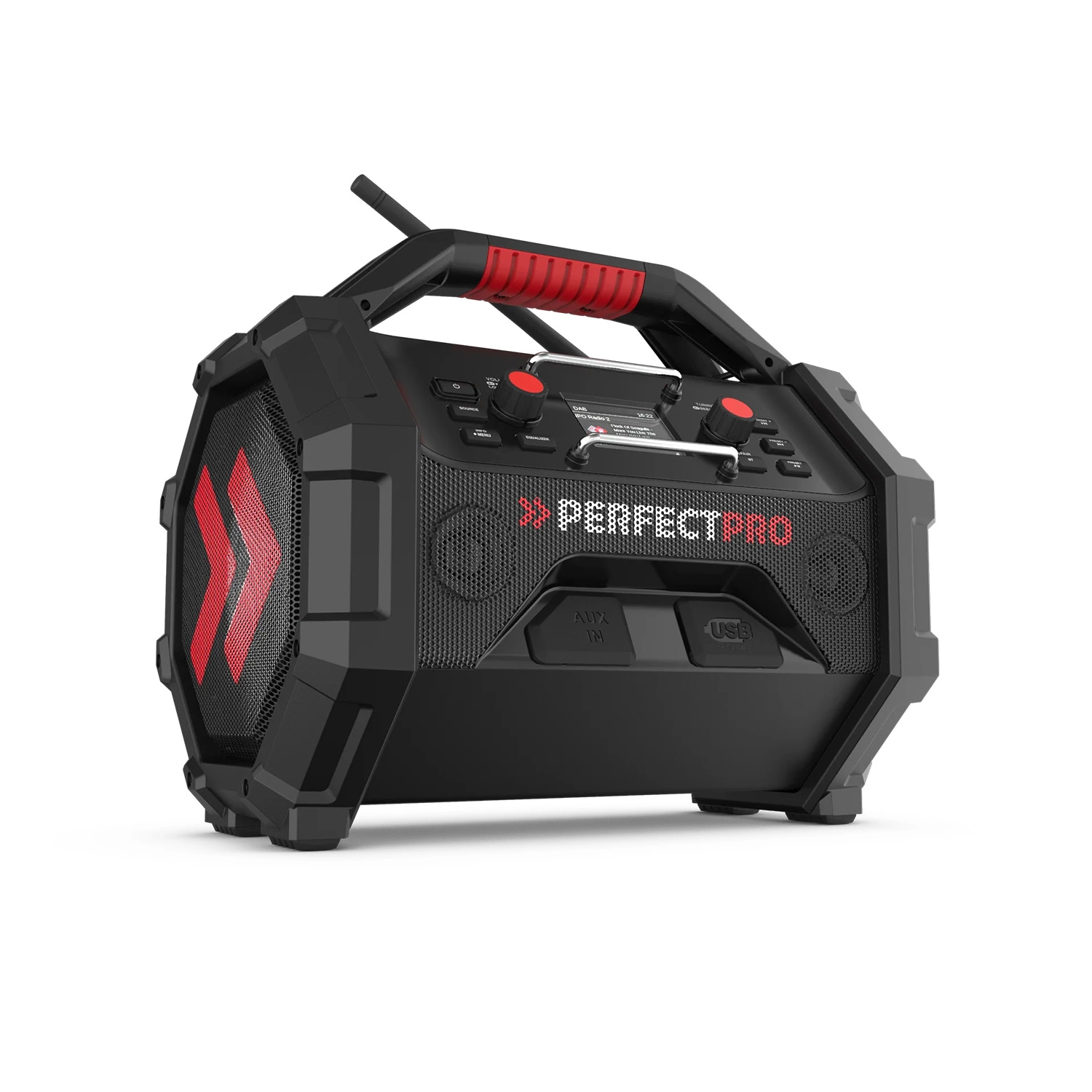 PerfectPro ROCKTAGON OCT-18V multi battery Bouwradio - FM RDS / DAB+ - AUX-in - bluetooth-image