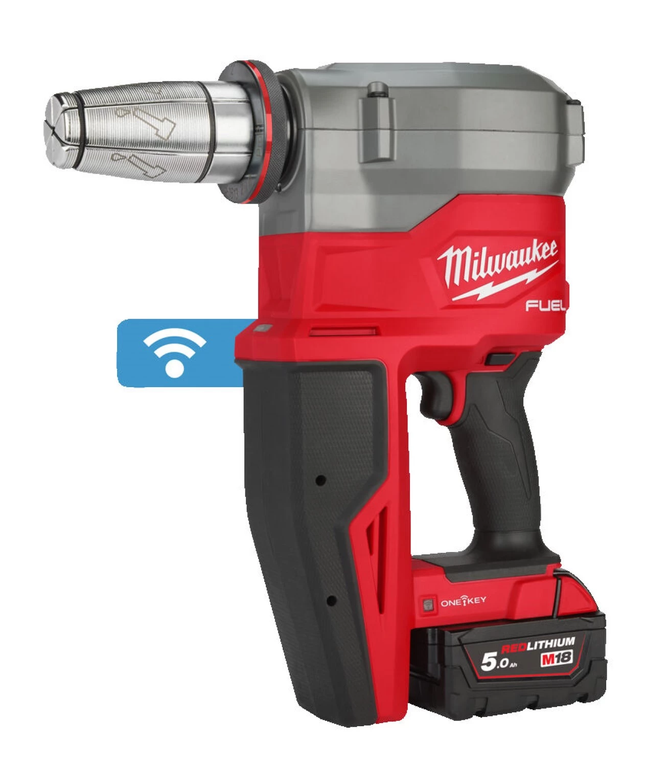 Milwaukee M18 FPXP-H10502C Kit de machine à expansion Uponor avec batterie Li-ion 18 V (2 batteries 5,0 Ah) dans un coffret-image