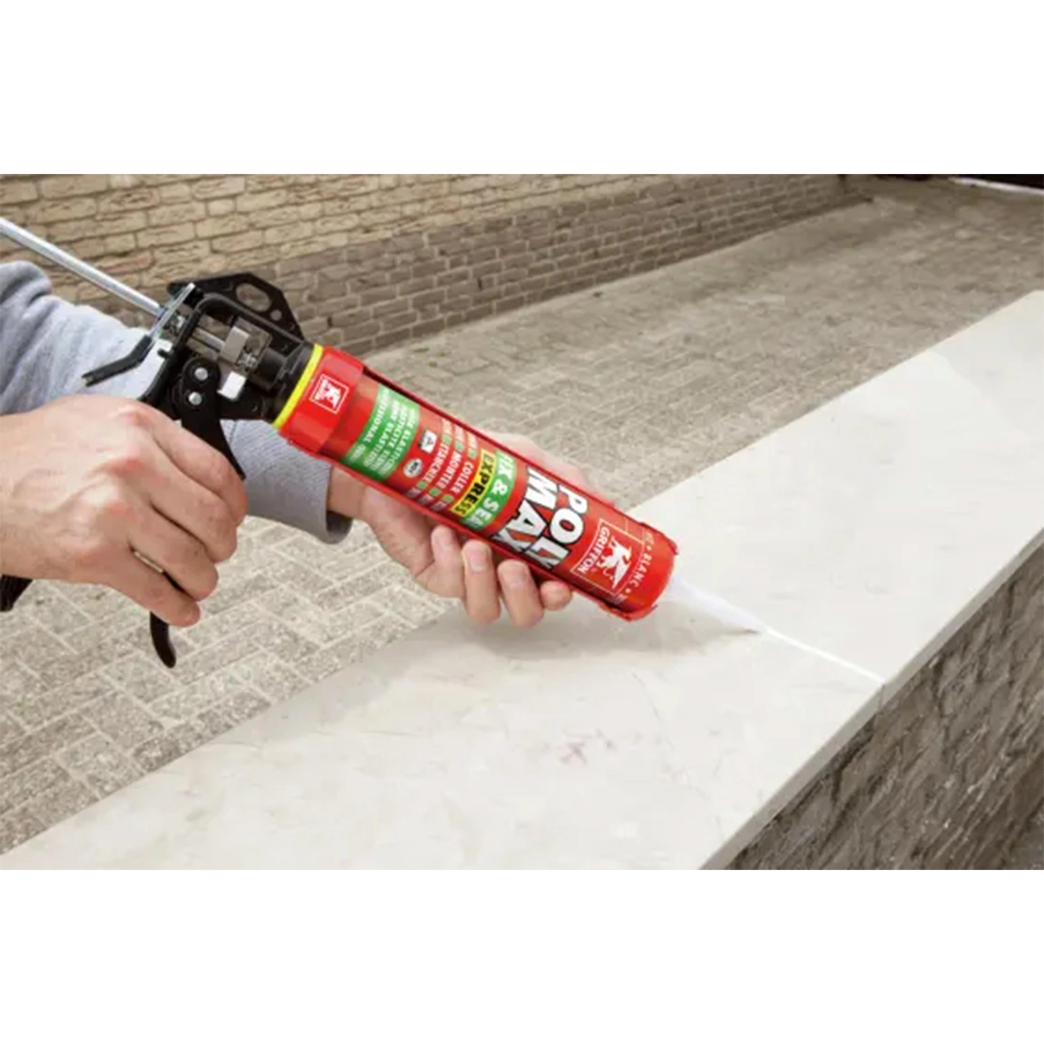 Griffon Poly Max Fix & Seal Express Montagelijm-/afdichtingskit - Wit - Koker - 425gr-image