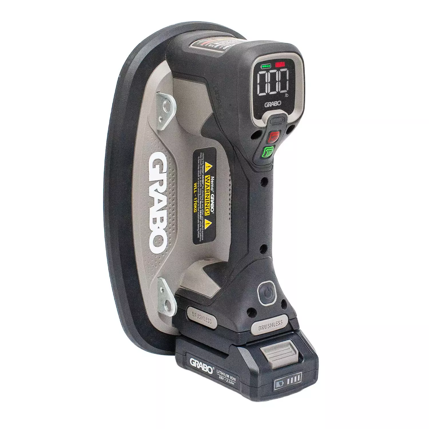 Grabo Pro Brushless Elektrische Vacuüm Tegeldrager Tool only set in systainer - 120kg-image