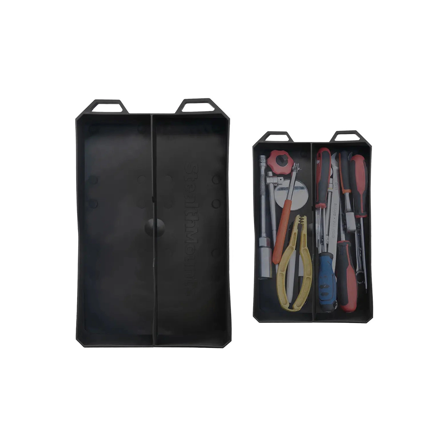 StealthMounts Sorteer tray FXT-SP-BLK-2-1 Double FlexiTray - voor PACKOUT-image