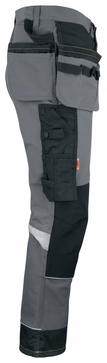 Jobman 2191 Werkbroek Stretch - Maat 44 - Grijs/Zwart-image