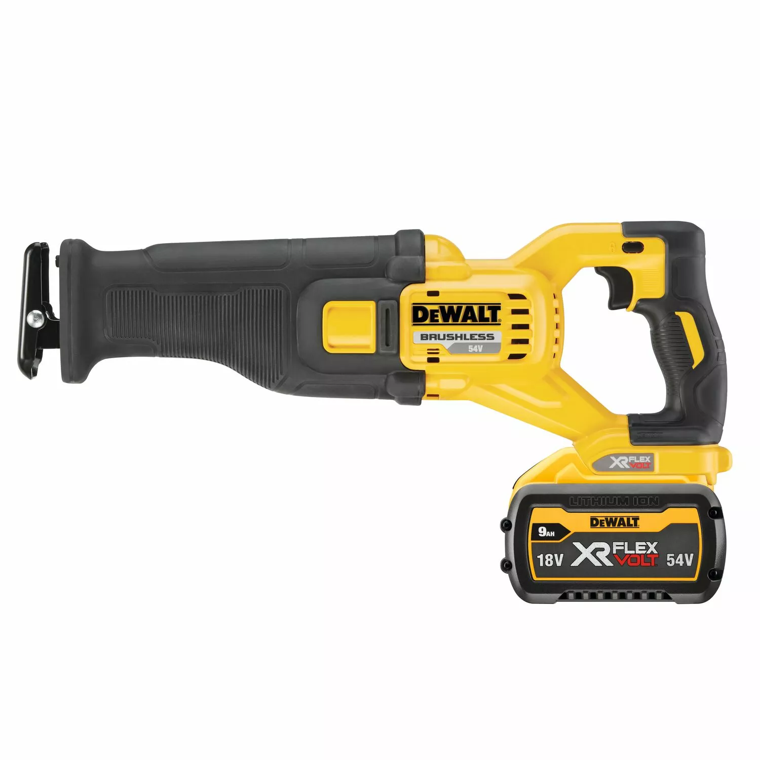 DeWALT DCS389X2-QW 54V Li-ion XR FlexVolt accu reciprozaag set (2x 9.0Ah) in TSTAK-image