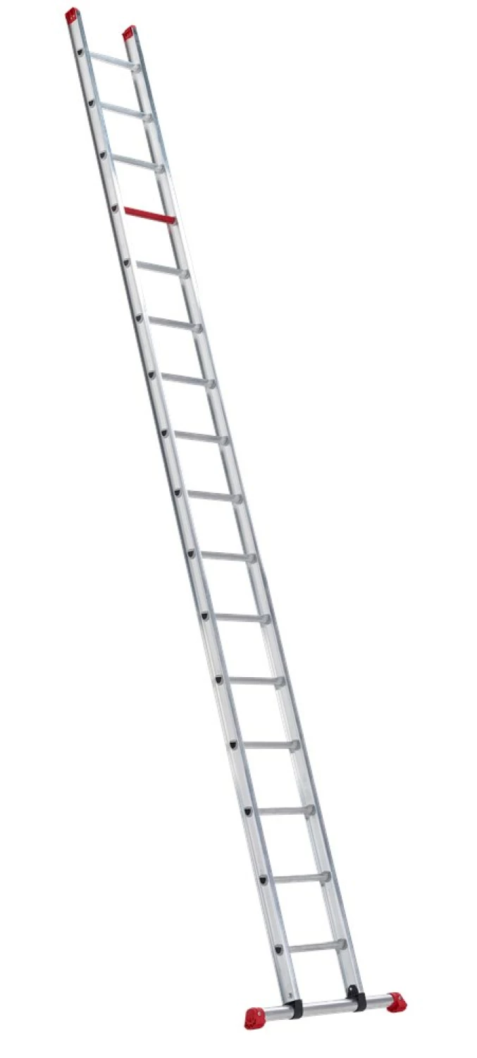 Altrex Atlas AER 1045 Bouwladder - Enkel - Aluminium - 16 treden - max. werkhoogte 5,4m-image
