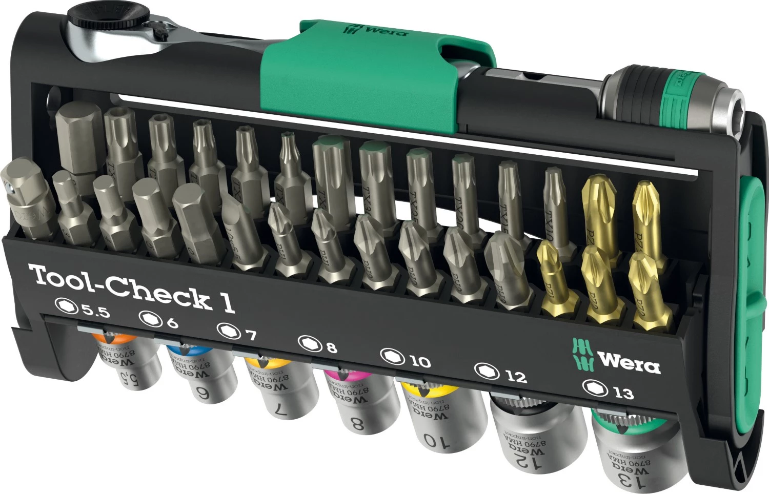 Wera 05049050001 Tool-Check 1 Jeu d'outils dans Tool-Check - 38 pièces-image