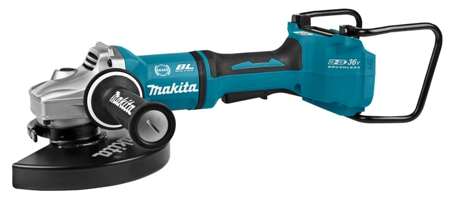 Makita DGA901ZKU1 36V (2x18V) Li-Ion Accu Haakse slijper body in koffer - 230mm-image