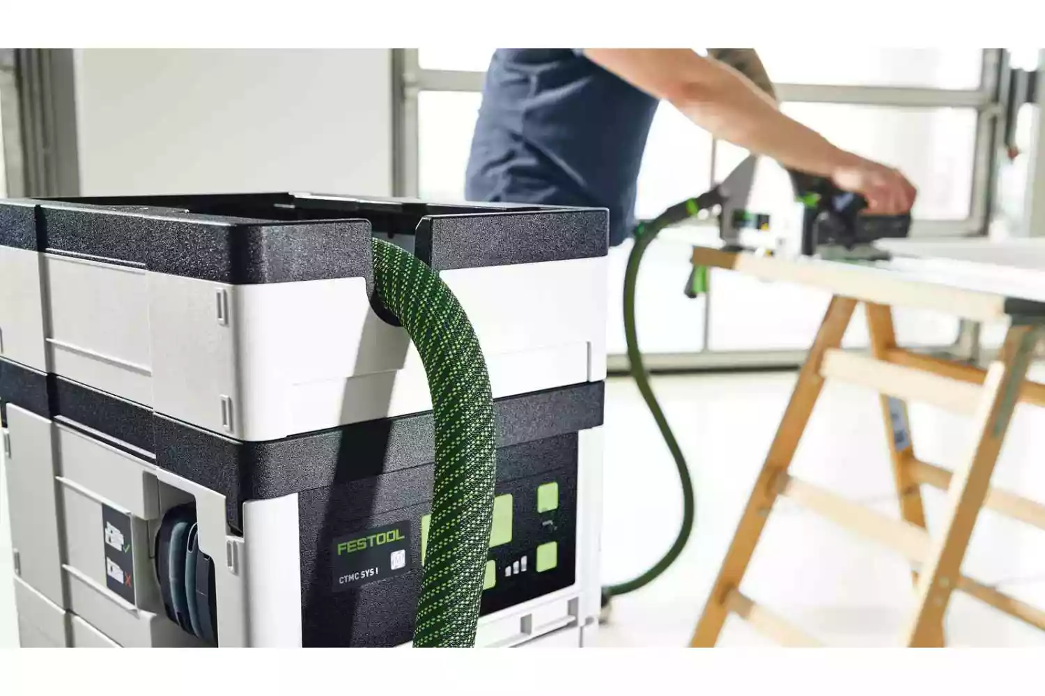 Festool CTMC SYS I-Basic 36V (2x18V) Li-Ion accu stofzuiger - M-klasse - 2400l/min-image