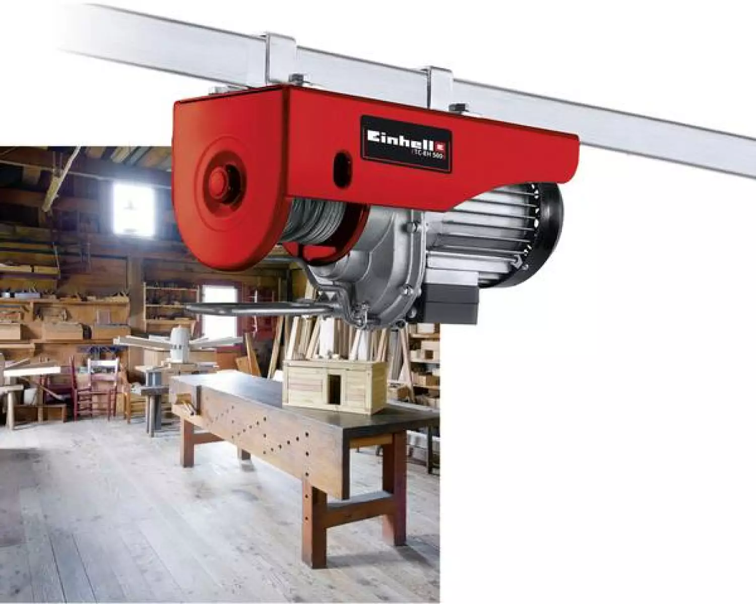 Einhell TC-EH 500 Elektrische kabeltakel - 1000 watt - 250kg - 12 m-image