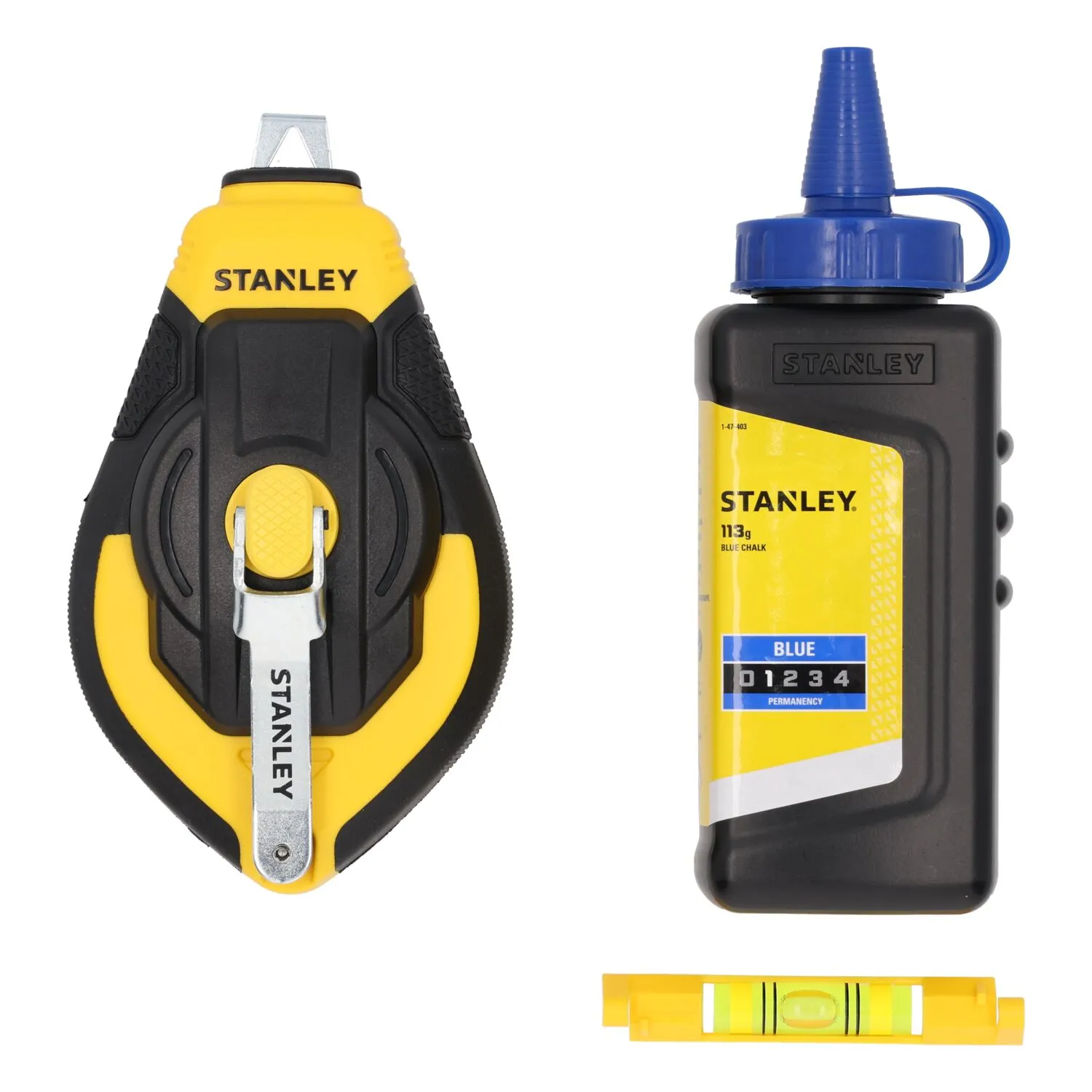 Stanley STHT47312-0 Slaglijnmolen Kit incl. lijnwaterpas - 30m - blauw