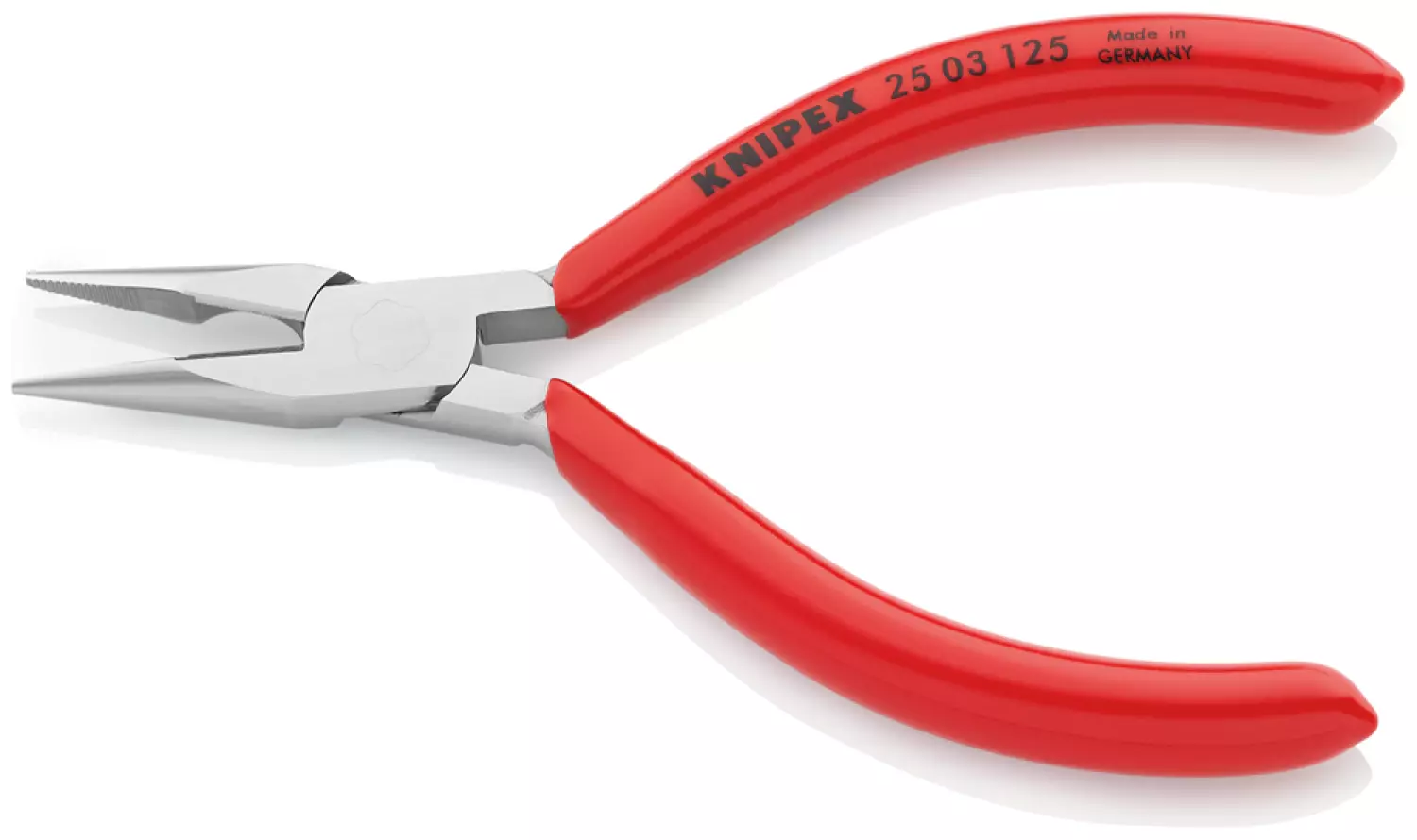 Knipex 25 03 125 - Pince demi-ronde avec tranchant (pince radio)-image