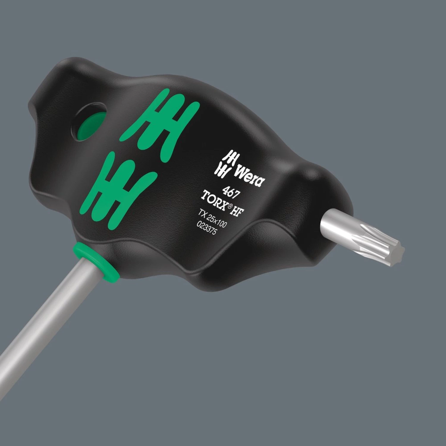 Wera 05023456001 Jeu de 7 tournevis Torx à poignée en T 467/7 HF dans un support métallique - avec fonction de maintien-image