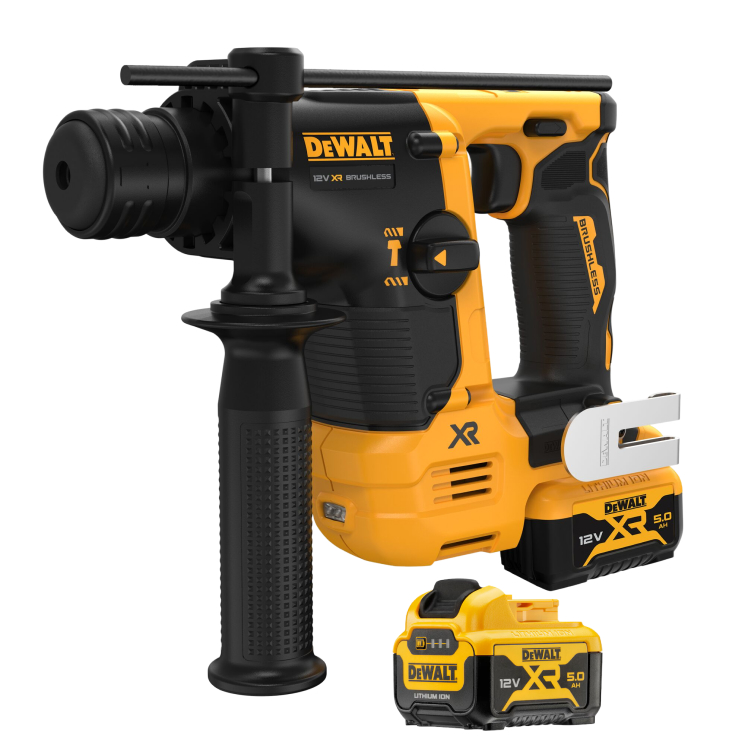 DeWALT DCH072P2-QW 12V Li-ion XR accu SDS-plus combihamer set (2x5.0Ah) in TSTAK - 1.1J - koolborstelloos-image
