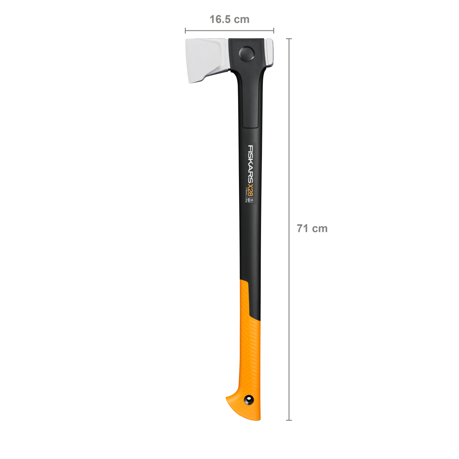 Fiskars 1069107 série X X28 hache à fendre M - 710mm-image