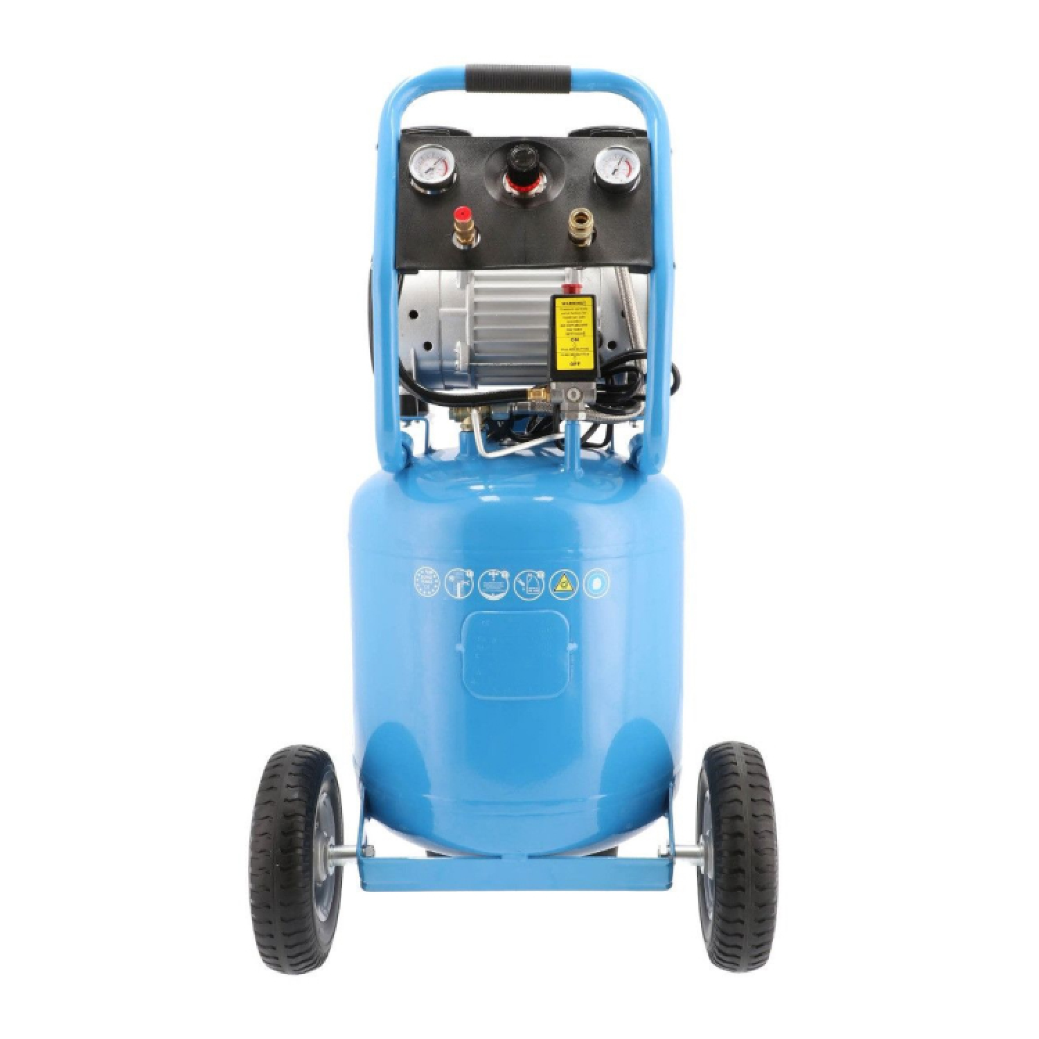 Airpress LMVO 40-250 stille olievrije staande Compressor - 8 bar - 150 l/min - 38L-image