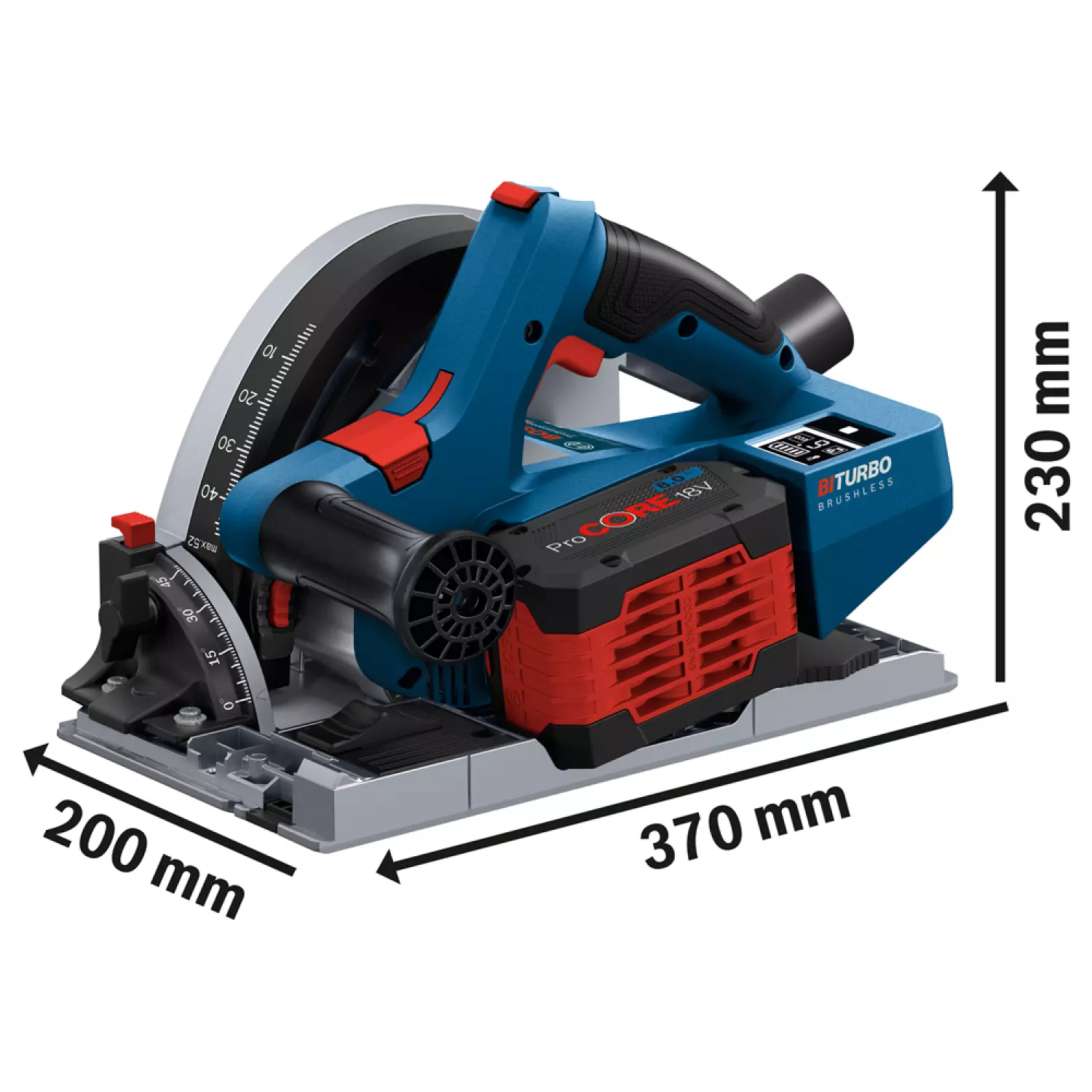Bosch GKT 18V-52 GC SOLO 18V Li-Ion batterie scie plongeante corps dans L-Boxx - 140 mm-image