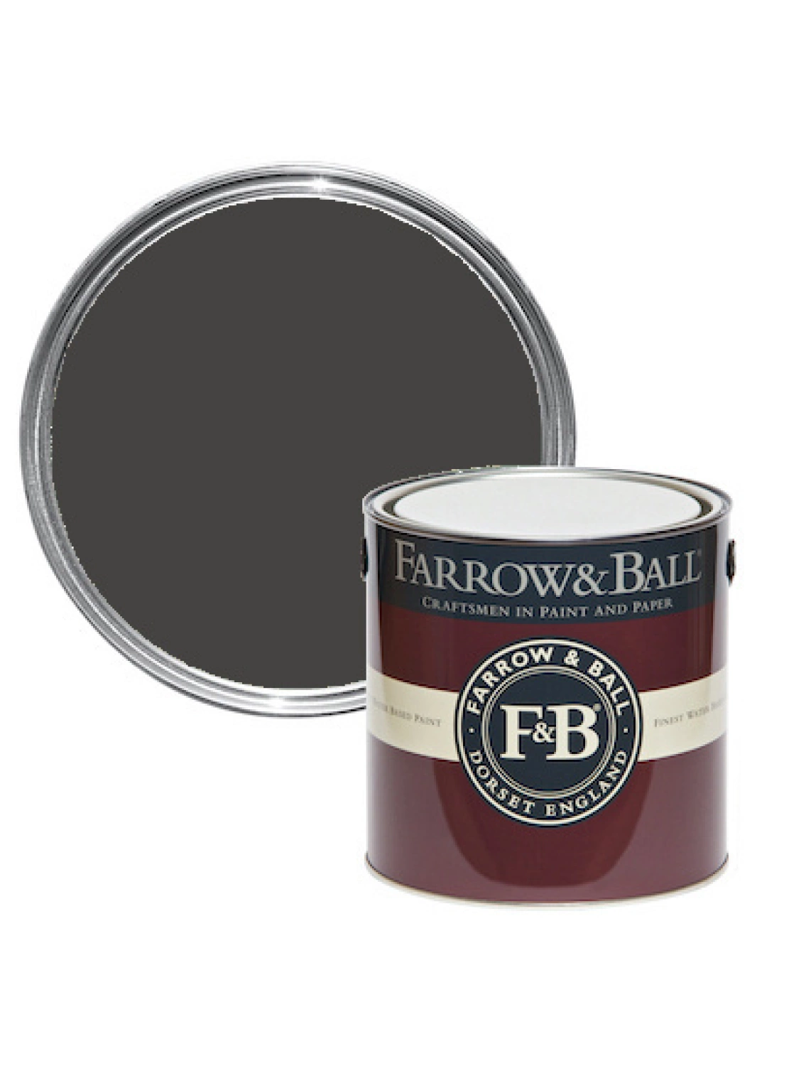 Farrow & Ball Exterior Eggshell Grate Black No. 9920 - 2.5L 6 Year-image