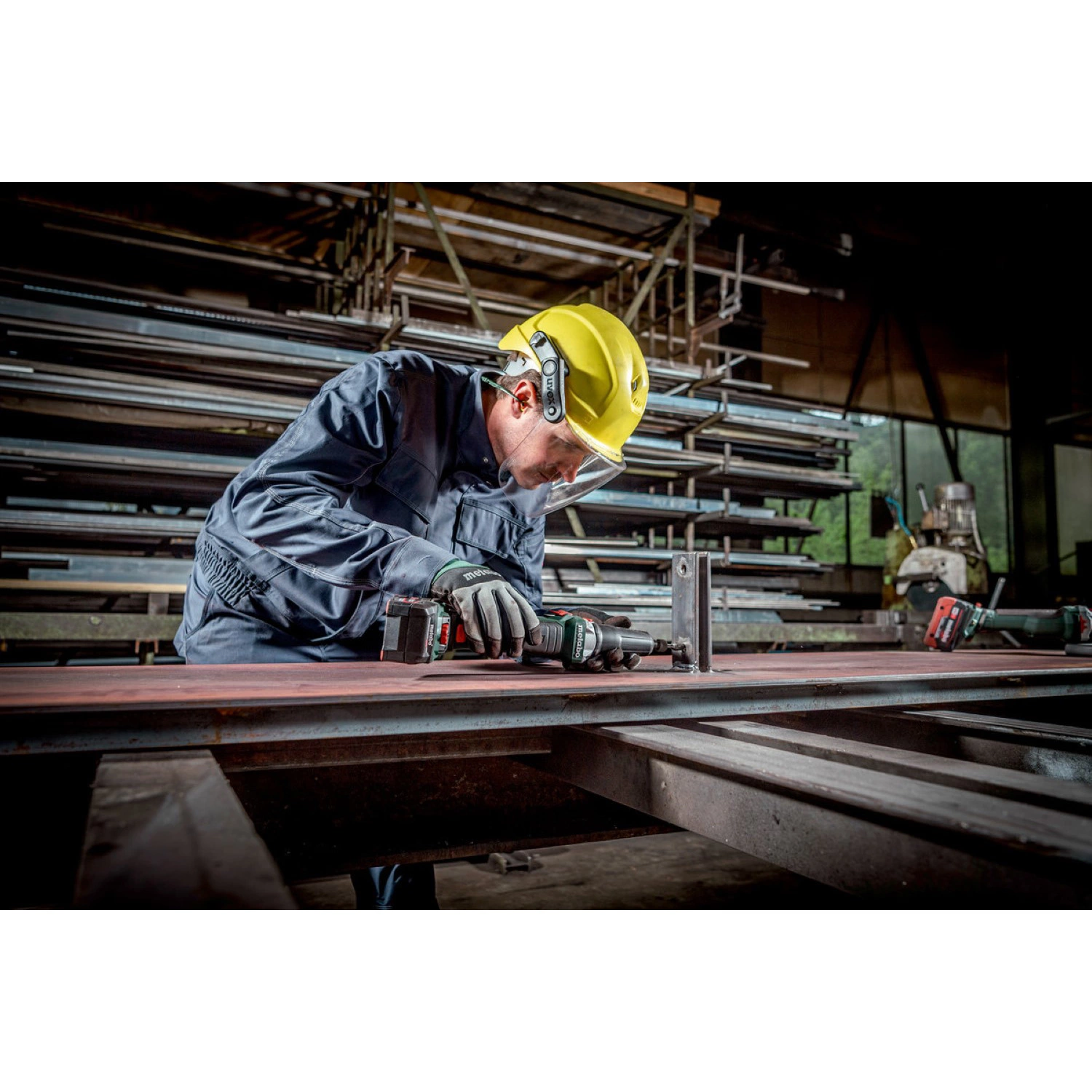 Metabo GVB 18 LTX BL 11-28 18V Li-Ion  Meuleuse droite  sans fil en MetaBox - 6mm - 8000 - 28000 /min-image
