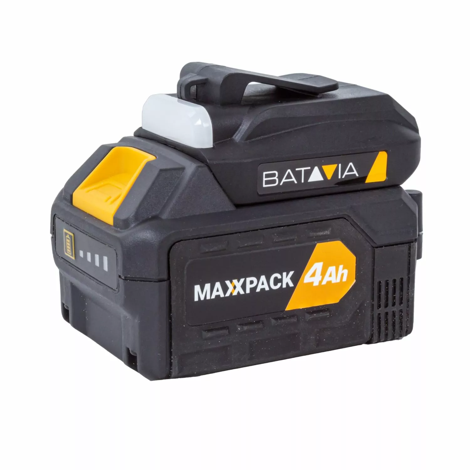 Batavia 7064210 Adaptateur de charge pour batterie Li-Ion Maxxpack 18V avec torche-image