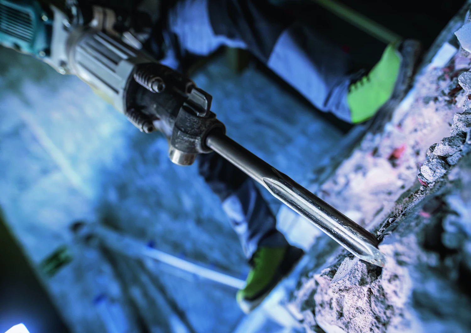 Bosch 2608690111 - Burin pointu à queue six pans, 30 x 400 mm-image