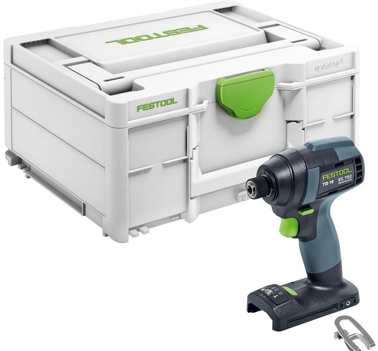 Festool TID 18-Basic 18V Li-Ion accu slagschroevendraaier body in systainer - 180Nm - 8x220mm - koolborstelloos-image