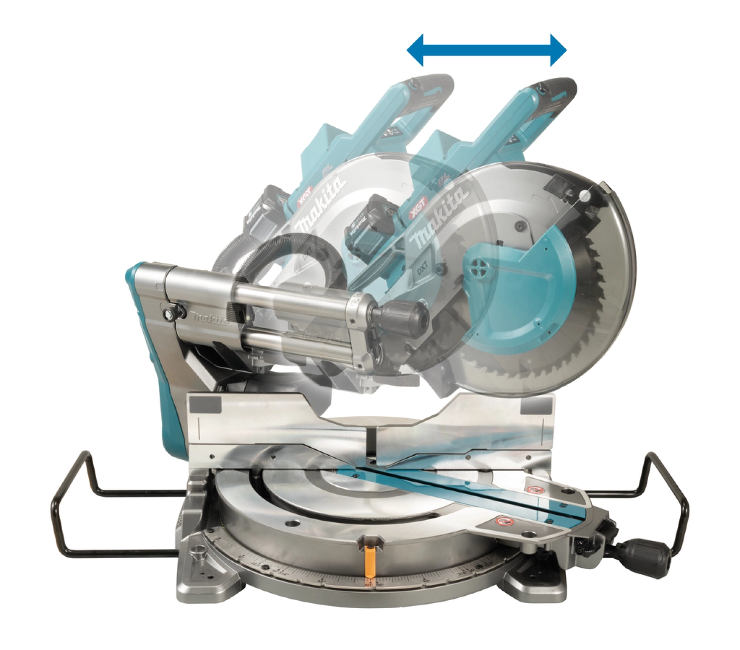 Makita LS004GZ01 XGT 40V Max Li-ion Radiaal afkortzaag 260 mm body - met AWS zender-image