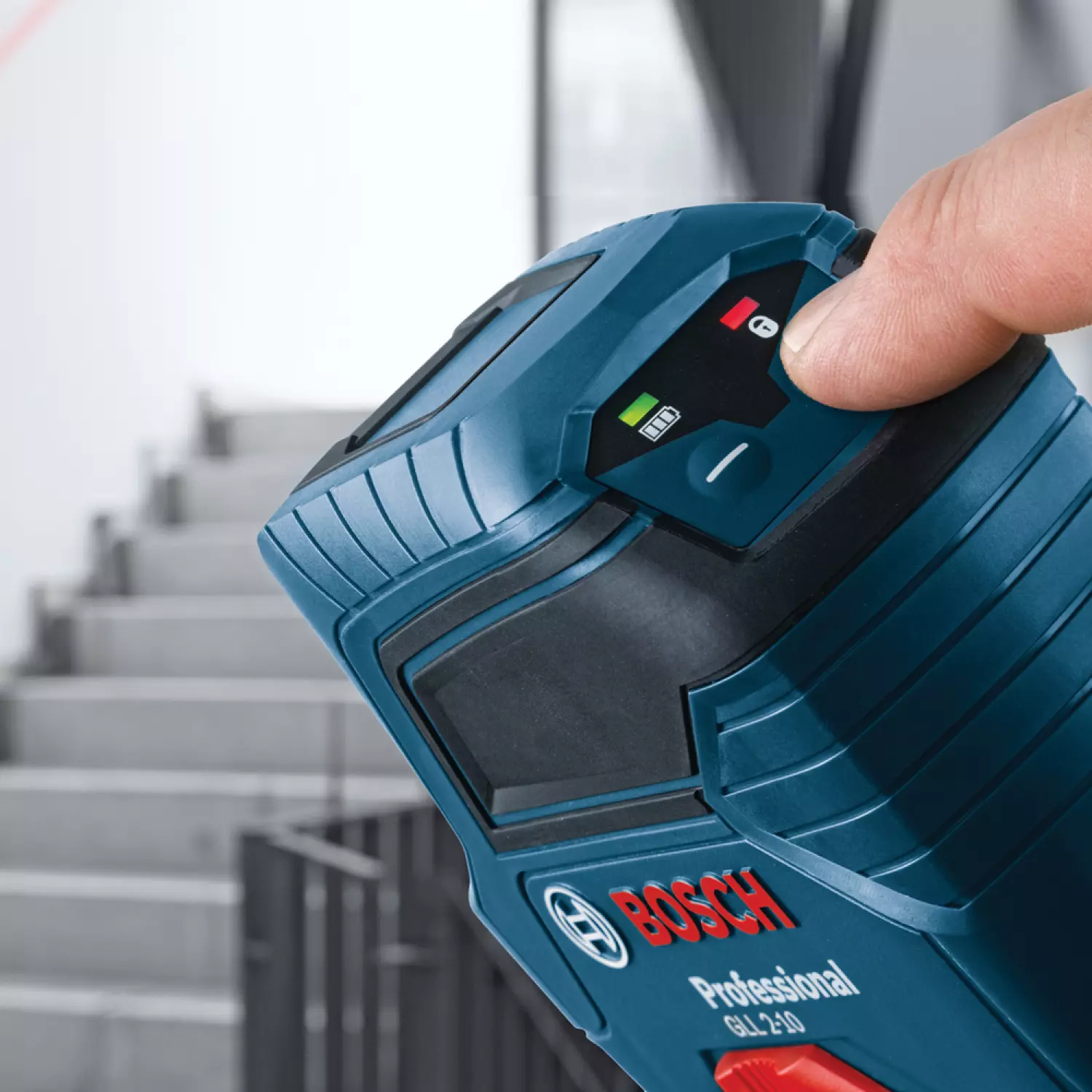 Bosch GLL 2-10 Laser à croix dans un étui - rouge - 10 m-image