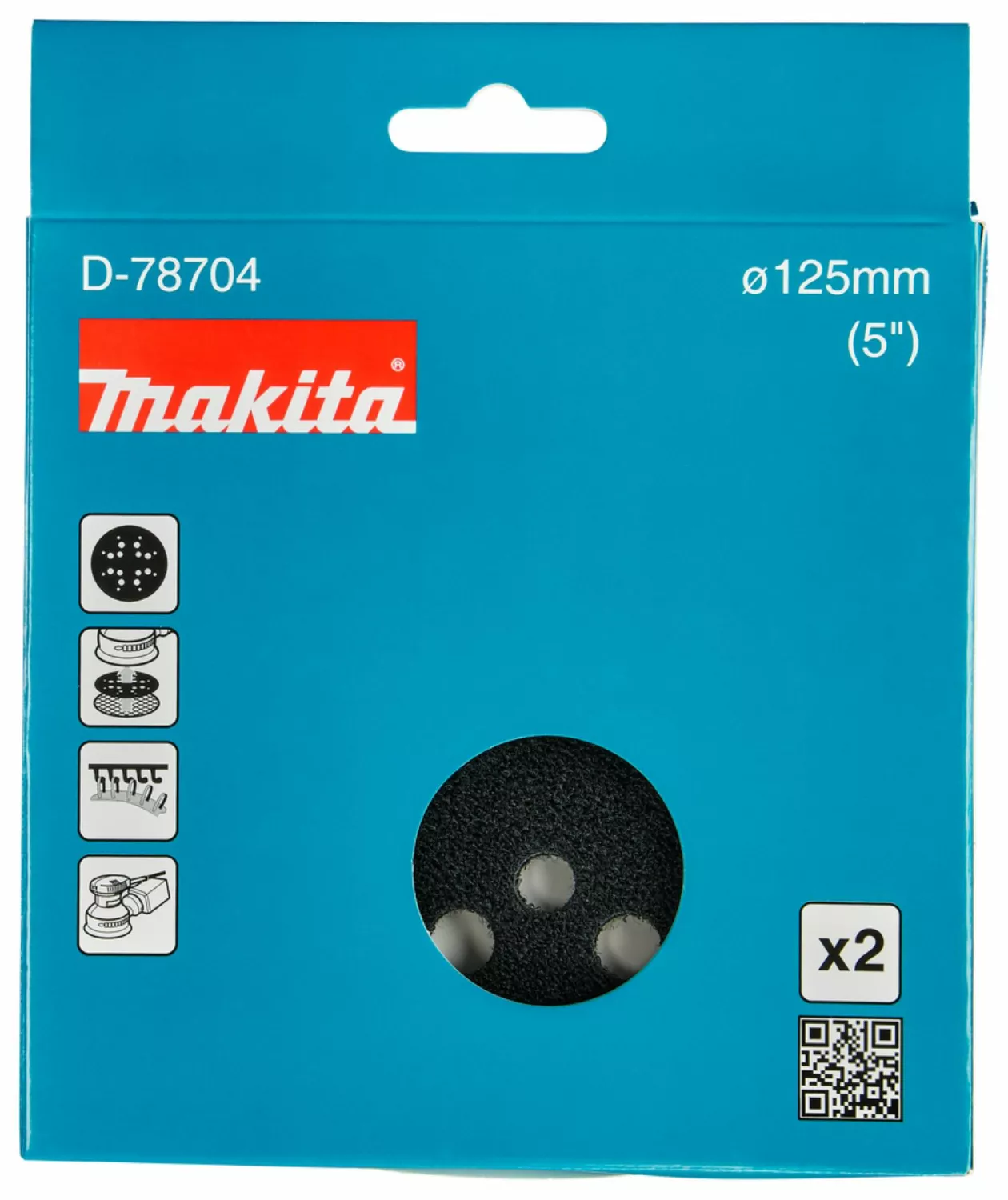 Makita D-78704 Beschermpad - 125mm - 2st-image