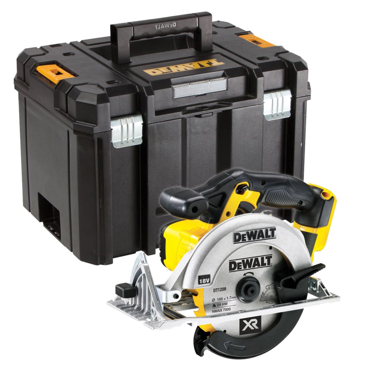 DeWALT DCS391NT Scie circulaire sans fil Li-Ion 18V (machine seule) dans TSTAK - 165 mm-image