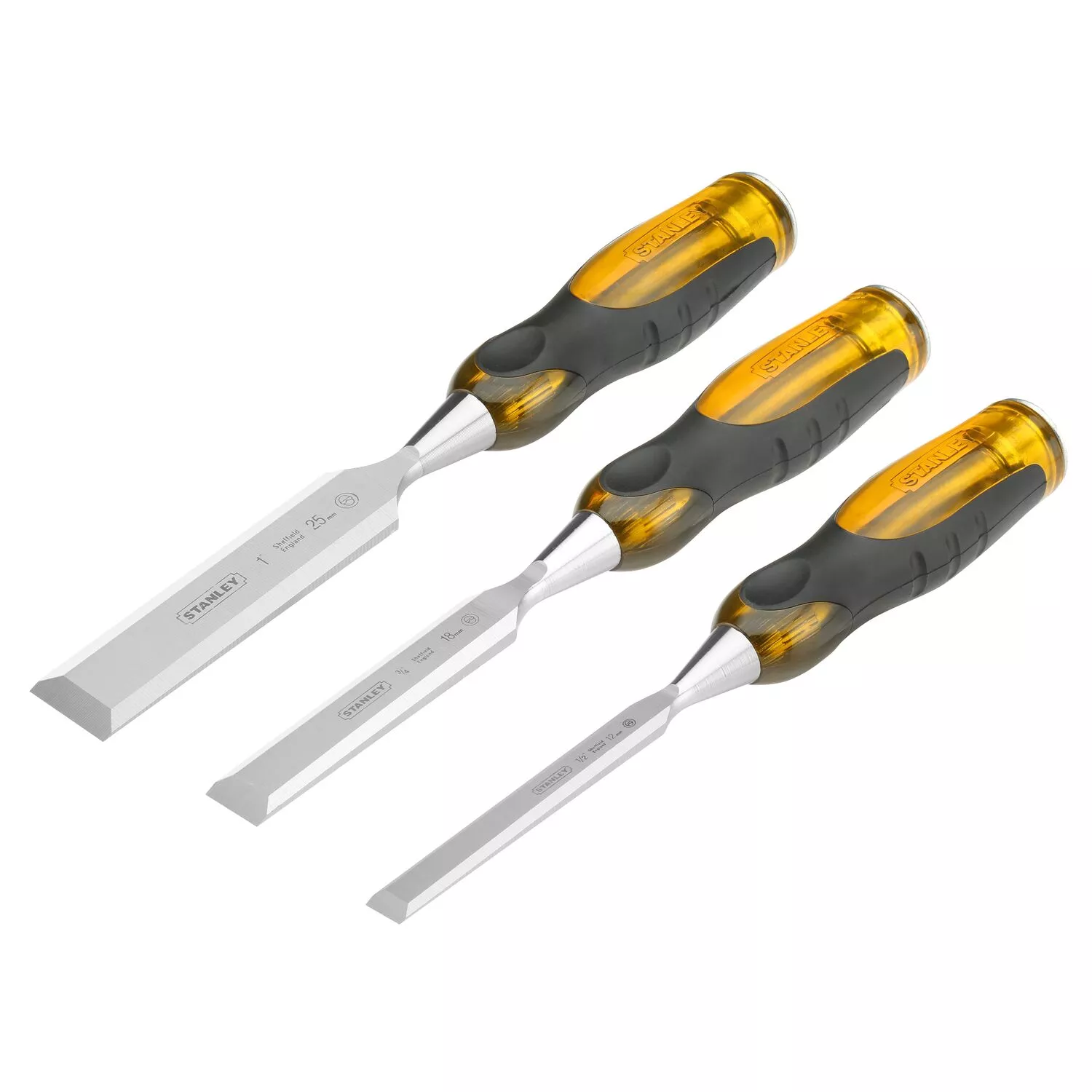 Stanley 2-16-268 3-delige Steekbeitelset - 12/18/25mm-image