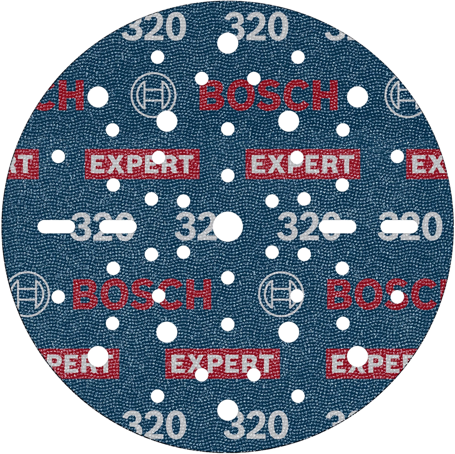 Bosch 2608902446 Disque abrasif EXPERT O780 avec support film - 150 mm - K320 (6 pièces)-image