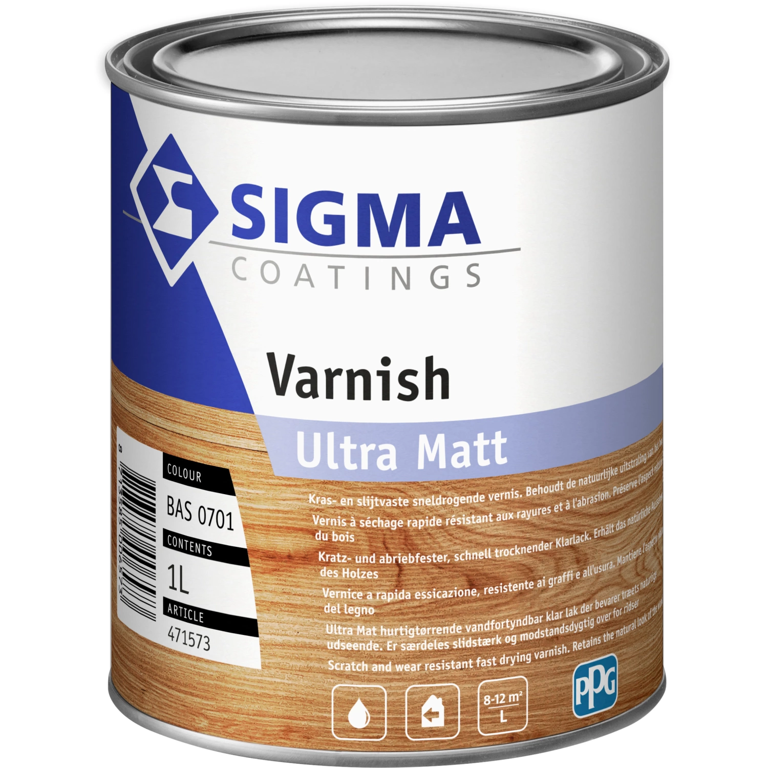 Sigma Varnish Ultra Matt - en couleurs mélangées - 1L-image