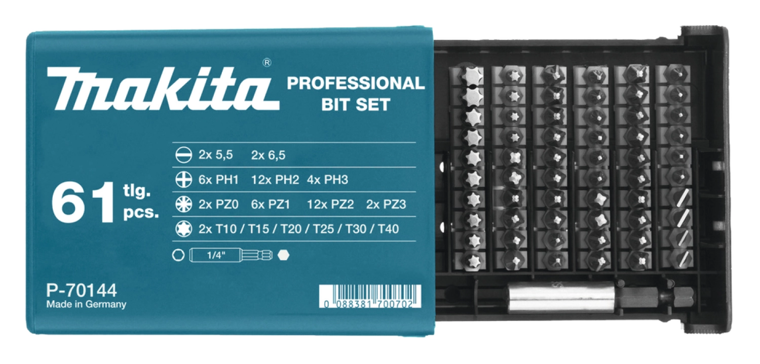 Makita P-70144 61-delige Schroefbitset-image
