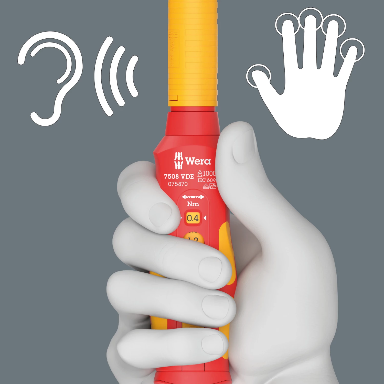 Wera 05006633001 23-delige Kraftform Kompakt VDE Safe-Torque Speed schakelkast set 1 Wisselklingenset in etui-image