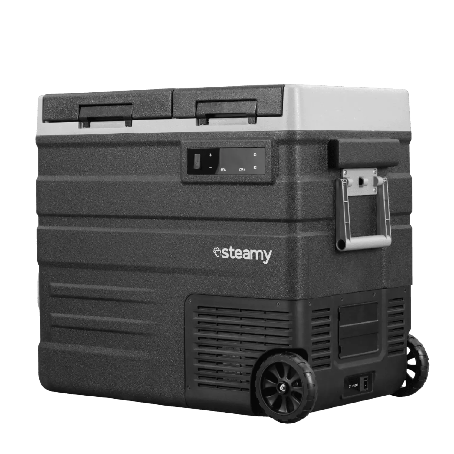 Steamy-E SECUD65 Glacière électrique à compresseur à double zone sur roulettes - 57 L-image