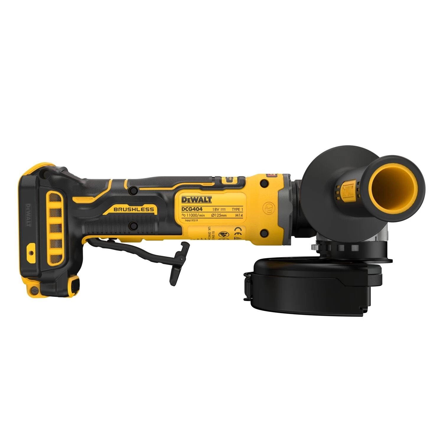 DeWALT DCG404N Meuleuse d'angle compacte sans fil 18 V Li-ion - 125 mm-image